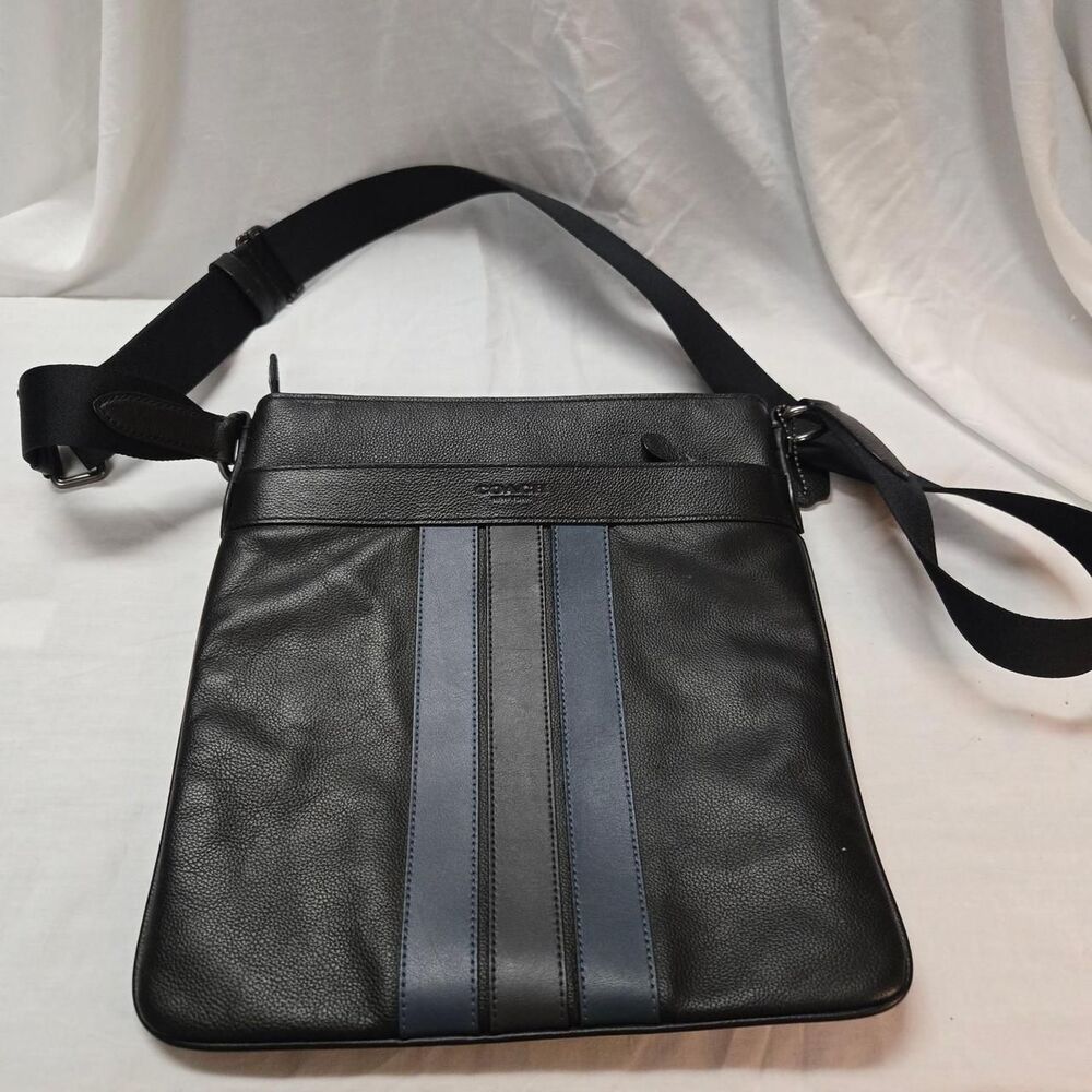 Coach Men's Black and Blue Bag